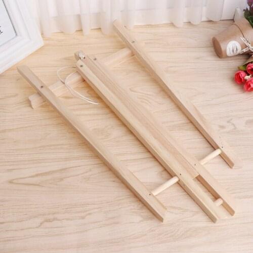 Wood Easel Advertisement Exhibition Display Shelf Holder Painting Stand L4MD