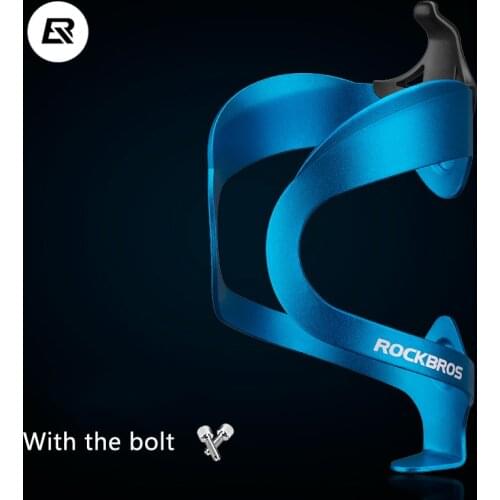 ROCKBROS Mountain Bike Cycling Bottle Holder Ultralight HandleBar Bicycle Aluminium Alloy Adjustable Water Bottle Cage Mount