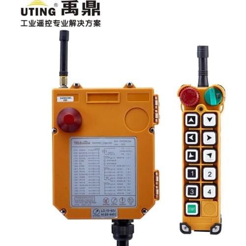 F24-10S(include 1 transmitter and 1 receiver)/10 channels 1 Speed Hoist crane remote control wireless radio Uting remote control