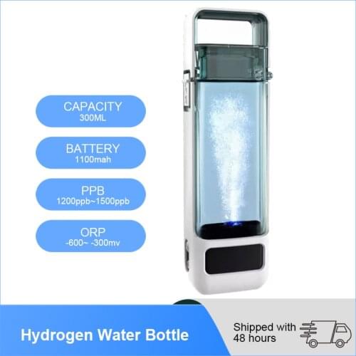 300ML Hydrogen Water Generator SPE/PEM Water Ionizer Machine Water filter Drink Hydrogen Water Generator With Led
