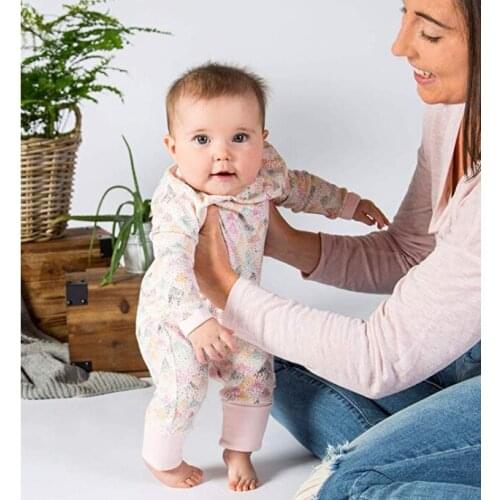 2020 Baby Clothing Long Sleeve Baby Rompers Cotton Baby Rompers Sleep Play Autumn Winter Full Sleeve Jumpsuit Infant Solid Color