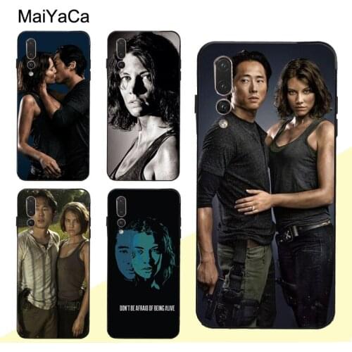 MaiYaCa Walking Dead Glenn Maggie Case For Huawei P30 Pro P40 P10 P20 Lite Mate 20 30 10 Lite P Smart 2019 Z