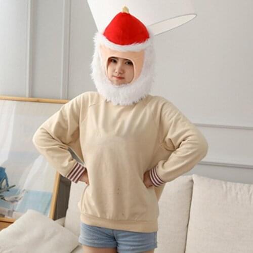 Cute Cartoon Soft Warm Plush Hat Beanie Head Cap Cosplay Party Photo Props Gift Ears Hat Earflap Cap Head Warmer Photo Supplies