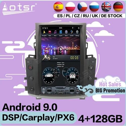 128G Tesla Screen Multimedia Stereo Android 9 Player For Lexus LX570 2007 2008 2009 2010 2011 2012 2013 2014 2015 GPS Head Unit