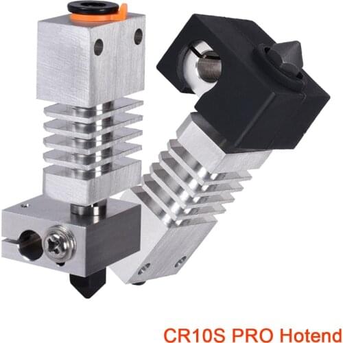New CR10S PRO Hotend Heatsink Upgrade Kit Swiss MK8 Nozzle Heater Block Filament 1.75MM 3D Printer Parts CR 10S PRO Titanium