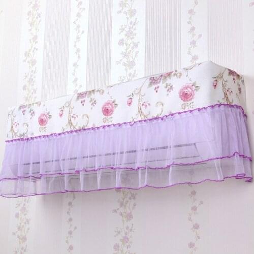 New Lace Air Conditioning Cover Hang The Machine Cover Dust Air Conditioning Cover