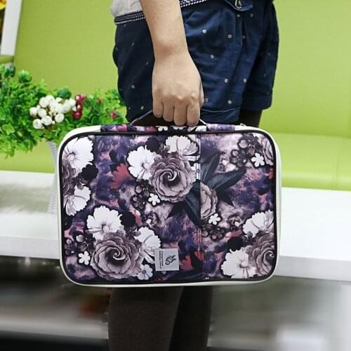 Kawaii File Folder A4 Cute Flower Document Organizer Big Cabinet for Ipad Case Zipper Filling Product Zipper Fichario Holder Kit