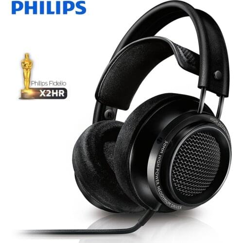 Philips Fidelio X2HR Monitor Wired Headphones Fever Gaming Headset HIFI High Resolution Stereo With 50 mm High-power Drive