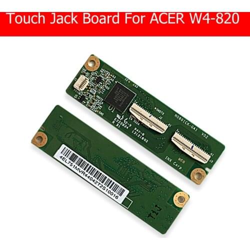 Geniune Touch panel Jack Board For Acer W4-820 Touch Panel For Acer Iconia W4-820 Touch Screen Control Board Replacement Repair