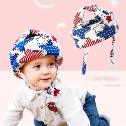 Toddler Baby Head Protection Cartoon Pillow Safety Infant Anti-fall Soft Cotton Children Protective Cushion Baby Safe Care Cap
