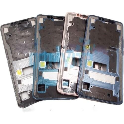 6.39" Middle Frame For Huawei Mate 20 Pro Front Bezel Back Lcd Housing Holder Rear Plate Chassis With Power Volume Button