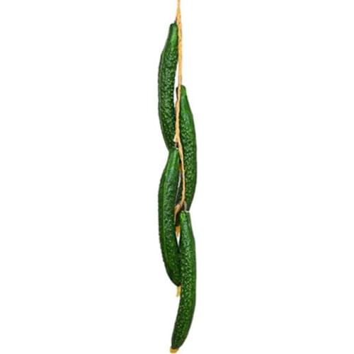 1pc Lifelike Artificial Vegetable Realistic Fake Cucumber Home Kitchen Decor Photography Props DIY Decorative Accessories