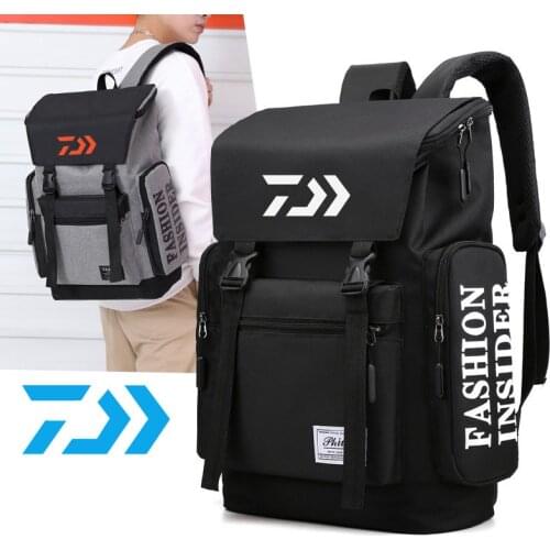 Camping Fishing Backpack Winter Male Outdoor Sports Breathable Wear-resistant Waterproof Fishing Bag Simple Travel Backpack