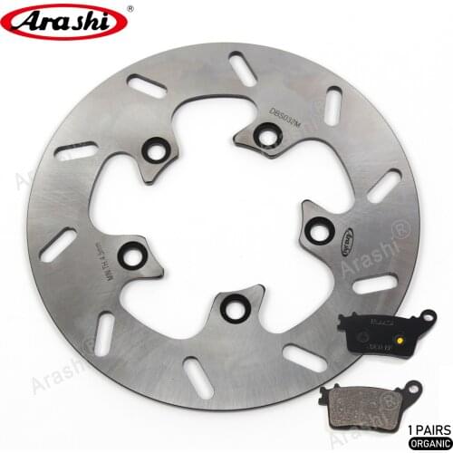 ARASHI For SUZUKI GSX R GSXR 600 750 11-15 CNC Rear Brake Disc Rotor Brake Pad Motorcycle Disk GSX600R 2011 2012 2013 2014 2015