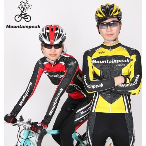 Mountainpeak Cycling Set Spring and Summer Long Sleeve Cycling Jersey and Pants Cycling Suits Ropa Ciclismo Roupa de Ciclismo