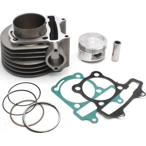 ZHUANGQIAO Scooter Parts 58.5mm Big Bore Cylinder Kit For 125cc Gy6 152qmi Chinese Scooters Atvs
