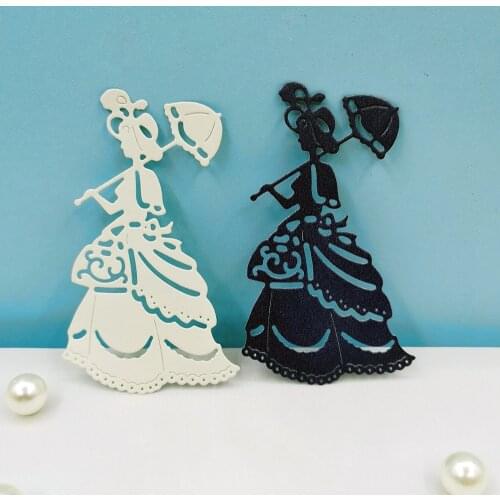 Lady Cutting Dies Scrapbooking Tools Embossing And Cutting Templates Notebook Card Making Supplies Stencils Photo Album DIY Mold
