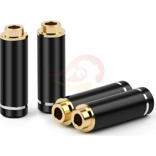10Pcs HIFI 4.4mm 5Pole Balanced Stereo Jack Earphone Female Socket 4.4 Gold Plated Audio Plug DIY Wire Connector for Headphone