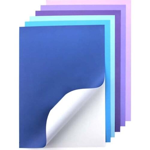 30PC per bag of Color Shades Self Adhesive Cardstock Paper Card A4 250gsm Paper DIY Scrapbooking paper pack craft Background pad