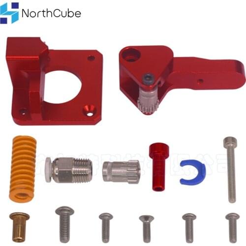 NorthCube Aluminum Upgrade Dual Gear MK8 Extruder Kit for Creality Ender-3 CR-10