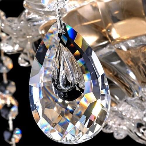 Free Shipping 200pcs/lot 38mm clear Crystal Glass Chandelier parts Hanging Christmas Supply,crystal Chandeliers Pendants