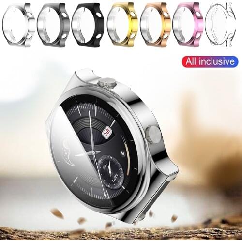 Watch Case for Huawei GT 2 Pro Smart Watches Cover TPU Full Shell GT2 Pro Plating Protector Watch Accessories Screen Cover Cases