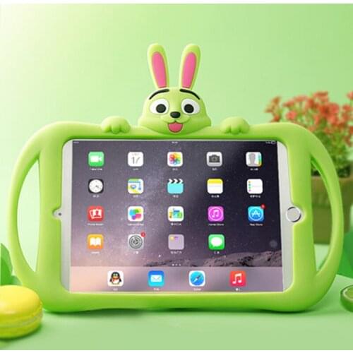 Kids Tablet Case for iPad 2 3 4 Soft Silicon Child Lovely Stand Cover for ipad 9.7 inch 2017 2018 mini 5 4 3 2 1 Air 2 3 pro10.5