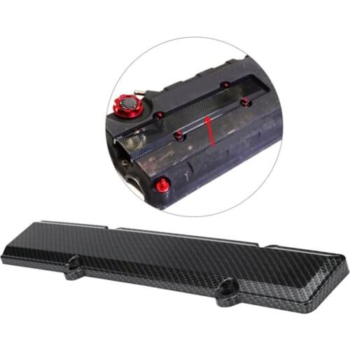 For Honda Civic B Series Spark Plug Cover ABS plastic 1pc Carbon fiber Car