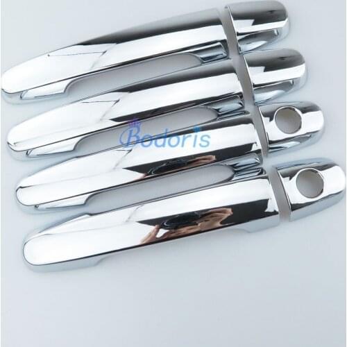 For TOYOTA HILUX VIGO SR5 MK6 PICKUP 2005-2014 Car ABS Chrome handle Protective Cover Door Handle Outer Bowls Moulding Trim