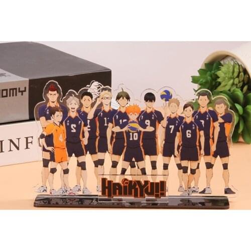 Anime Haikyuu Figures Desk Plate Models Acrylic Stand Model Toys Action Figures Desk Decor Ornaments