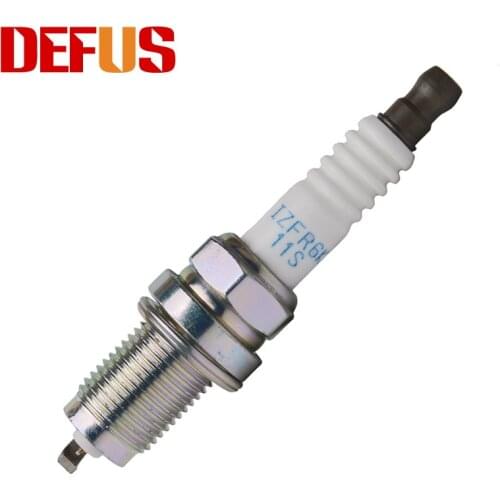 4X Iridium Platinum IZFR6K-11S Spark Plugs For Honda Civic CR-V DX EX EXS FR-V LX 06-11 IZFR6K11S 5266 Laser Power Car Candles