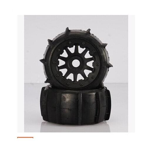 Baja 5T 5SC Desert Wheels and tyres for 1/5 HPI Baja 5T 5SC Parts Rovan KM(Rear)