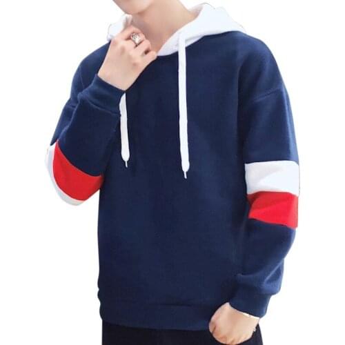 Bormandick Mens Casual Hip Hop Sweatshirt Forever Tracksuit Fleece Pullover Hoody Long Sleeve Hooded Sweatshirt KXP18 Y73-32