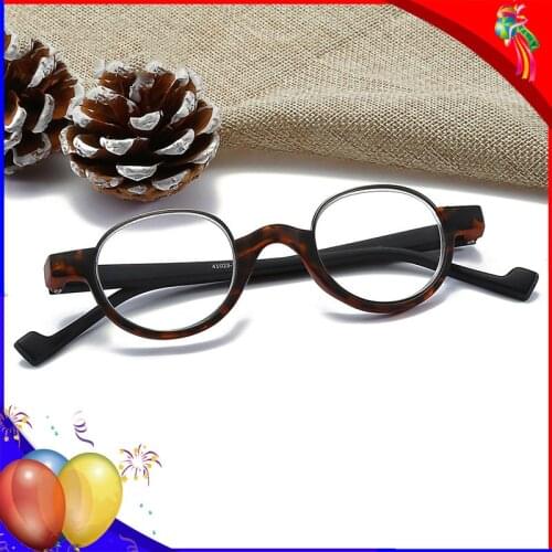 Reading Glasses Women Round Presbyopia Eyeglasses Leopard Retro Frame Glasses Men Hyperopia Optical Spectacles Eyewear+1.0~+3.0
