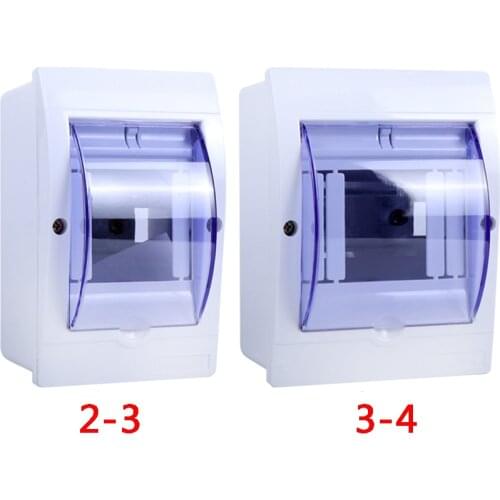 Plastic Distribution Box For Circuit Breaker Indoor On the Wall For 2-3/3-4 Ways Wall Mounted Circuit Breaker Au04 20