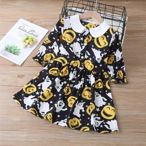 Baby Girls Dresses Birthday Party Princess Long Sleeve Dress Kids Dresses for Girls Kids Clothes Halloween Winter Dress