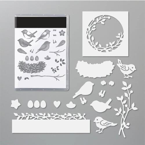 Bird Metal Cutting Dies and Stamps Stencils For DIY Scrapbooking Decorative Embossing Handcraft Die Cutting Template die cut