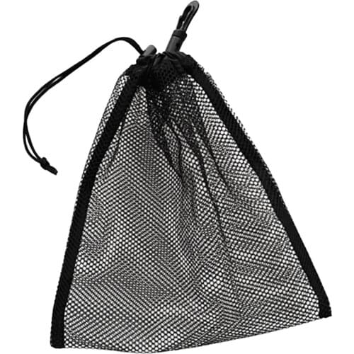 7.87" X 9.45" Carrying Mesh Drawstring Bag For Golf Tennis Balls Dive Reels