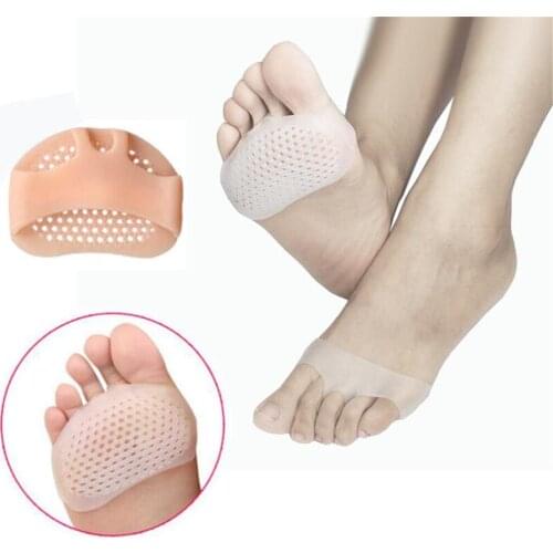 30pair/lot Silicone Forefoot Metatarsal Pads Pain Relief Orthotics Foot Massage Anti-slip Protector High Heel Elastic