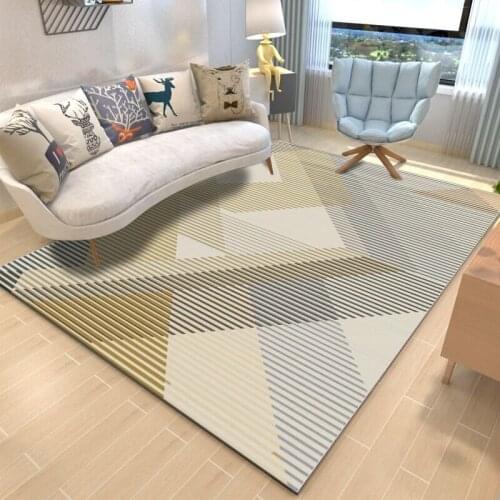 Modern minimalist style home model room carpet living room baby crawling mat