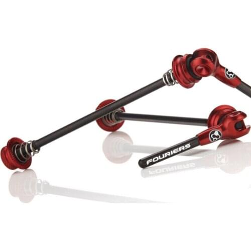 Light Alloy with carbon fiber lever Quick Release Road Mountain Bike Cycling Wheel Hub Skewers Set MTB quick-release lever