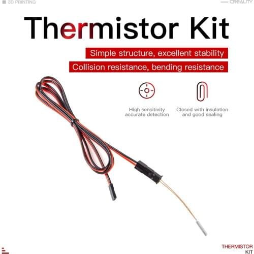 2pcs 24V 50mw Thermistor Temperature Sensor Simple structure excellent stability Collision For CR-6 SE/Max 3D printer parts