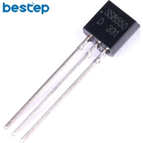 100PCS SS8050 SS8550 ( SS8050 + SS8550 ) TO92 each 50pcs