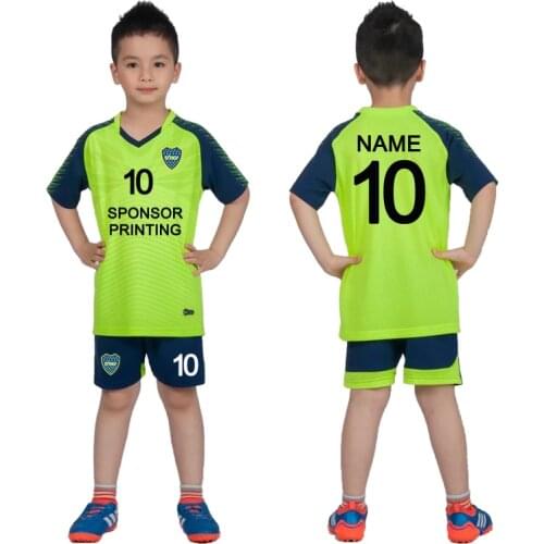 2019 Kids Football Jerseys Boys and Girl Childen Football sets Custom Soccer Tracksuit Kits for Boys Football Uniforms Clothes