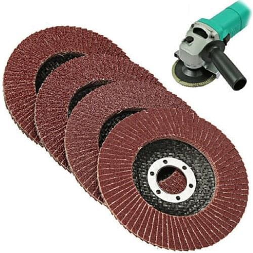 25Pcs 40 Grit Assorted Sanding Grinding Wheel Aluminum Oxide Abrasives Flap Discs Compatible with 4.5'' Angle Grinder