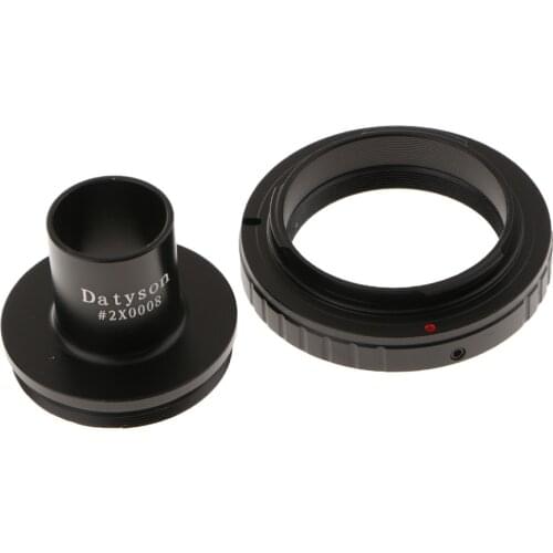 0.91 inches Microscope Adapter with T T2 Mount Ring for Pentax K SLR / DSLR Camera K-x K-01 K-30 K20D K2000