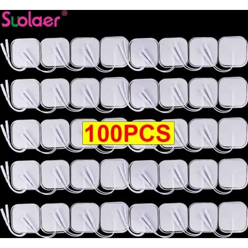 5x5/4x4cm Electrode Pads For Tens Acupuncture Physiotherapy Machine Ems Nerve Muscle Stimulator Slimming Massager Patch