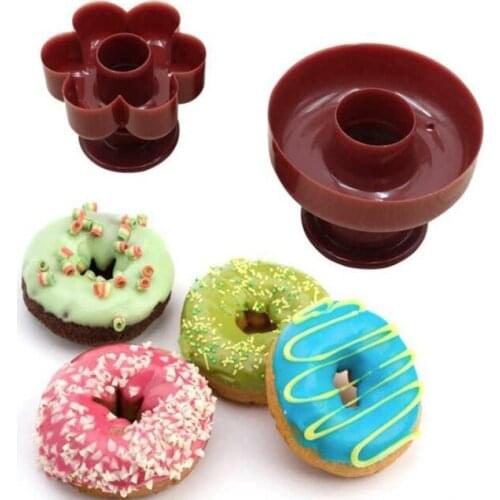 1PCS Food Grade ABS Donut Mold Cake Mold Bakeware Desserts Bread Cutter Maker Baking Mould Cake Decorating Tools