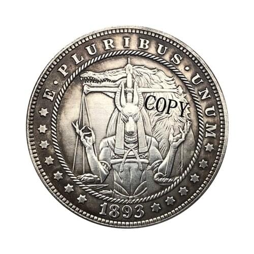 Hobo Nickel 1893-S USA Morgan Dollar COIN COPY Type 161