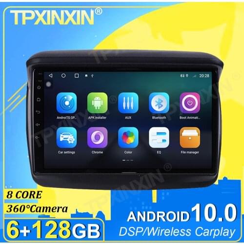 IPS Android 10 6+128G Carplay For Mitsubishi L200 2008-2016 360 Camera DSP Multimedia Player Radio Tape Recorder Video Navi GPS